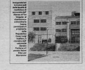Facoltà di Medicina – Inaugurazione – Ritaglio stampa “la Repubblica”